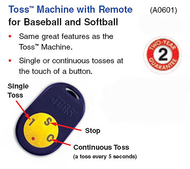 Jugs Soft Toss Remote Detail