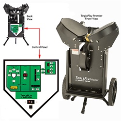 Sports Tutor Triple Play Premier 3 Wheel Softball Pitching Machine
